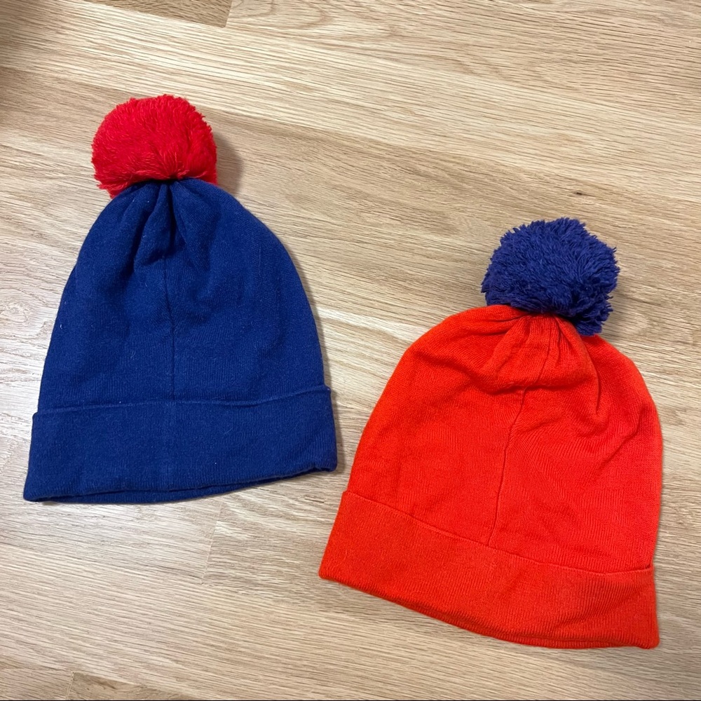 EUC TARGET x NEIMAN MARCUS BAND OF OUTSIDERS Best Friends Beanie Pom Pom Hat Set - Picture 7 of 7